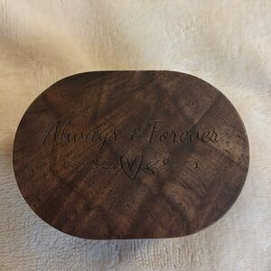 Engraved “Always & Forever” Ring Box